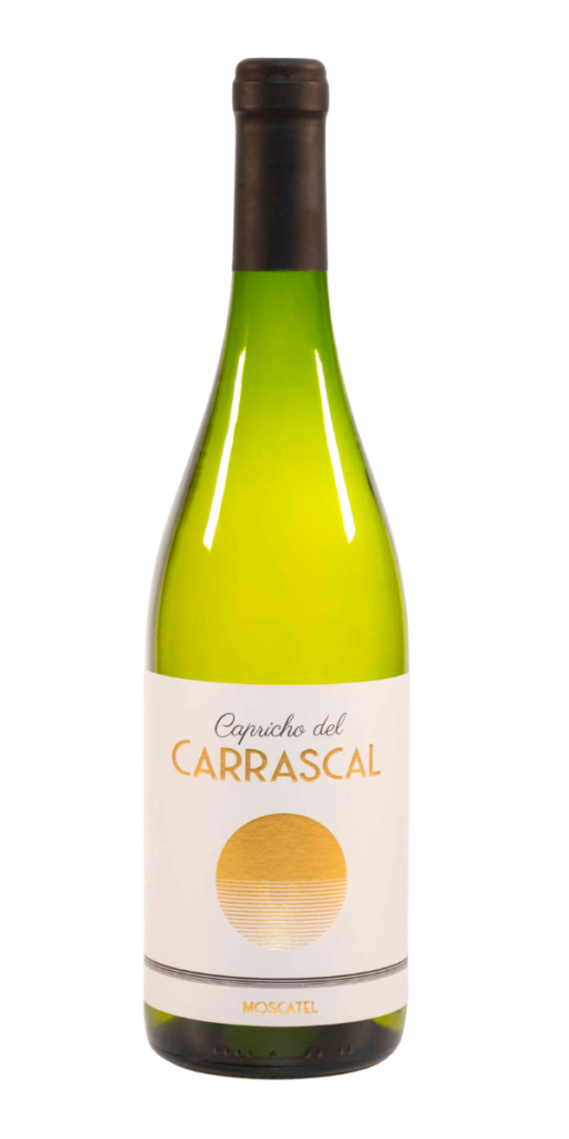 Botella Capricho Carrascal - Vino Blanco Moscatel
