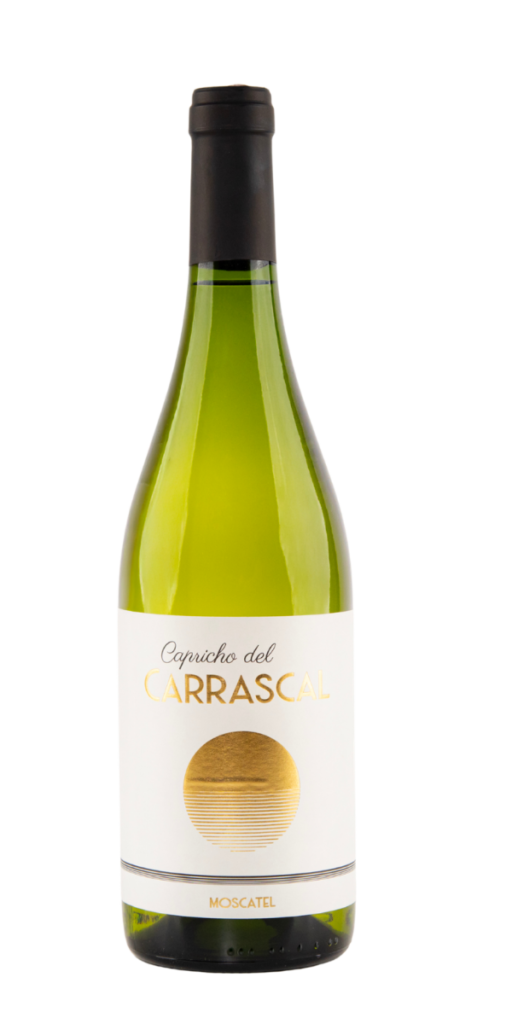 Botella Capricho Carrascal - Vino Blanco Moscatel